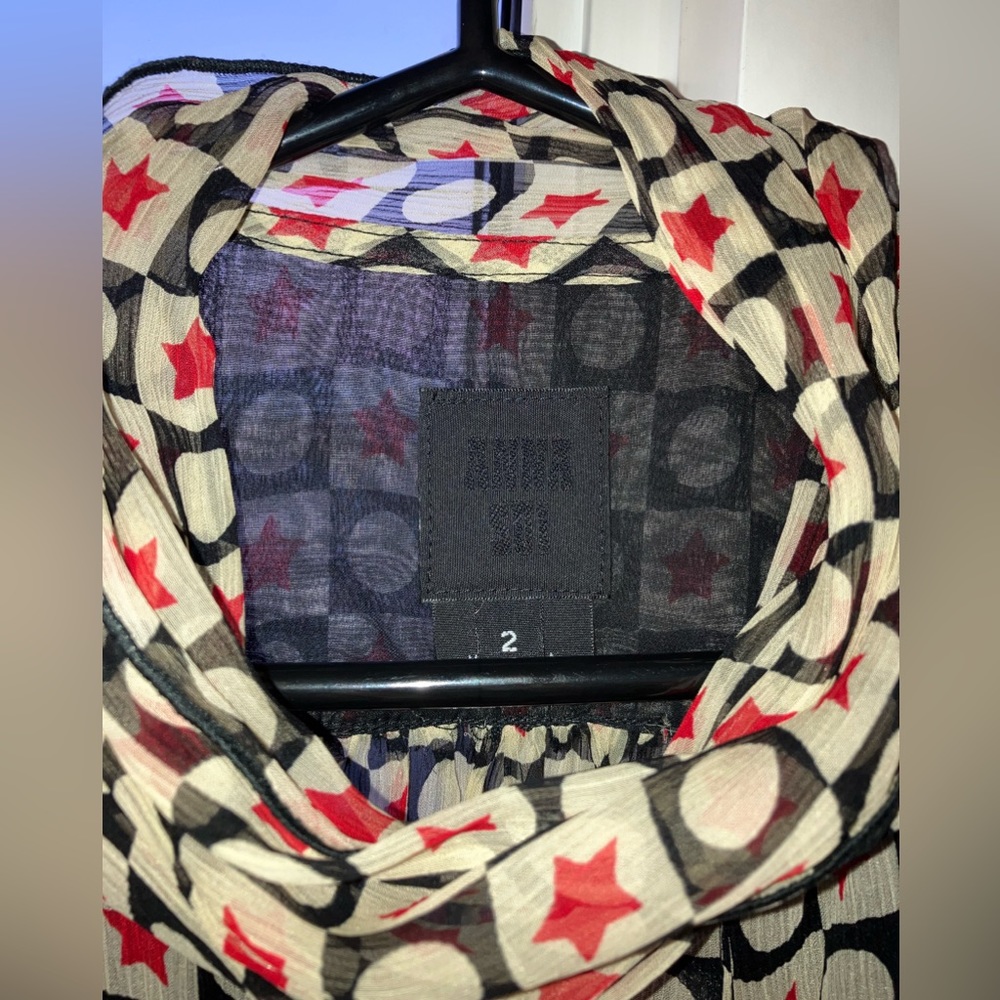 Anna Sui Silk Chiffon | Rare! Pristine Blouse from Anna Sui Store in SoHo, NYC - Picture 3 of 7
